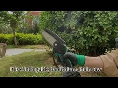 4 motosierra de la mano de Mini Chainsaw Brushless Motor Mini del PDA de la pulgada 21v sola