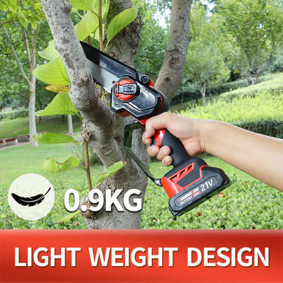 Cross-border Electric Chainsaw Rechargeable Lithium-ion Woodworking Handheld Cordless Lithium-ion Chainsaw High Power