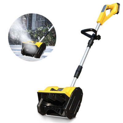 Compact Cordless Electric Snow Shovel Lightweight Battery Blower for Garden and Pavement