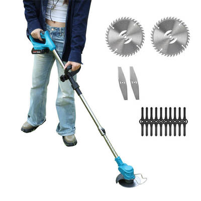 Portable Electric Grass Cutter Cordless Brush Cutter Battery Powered Lightweight Tool