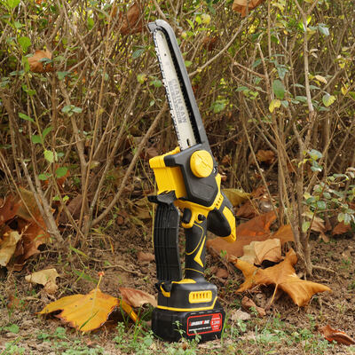 6-inch Portable Electric Lithium Chain Saw With Small Chainsaw Chain and Battery Telescopic Rod Set