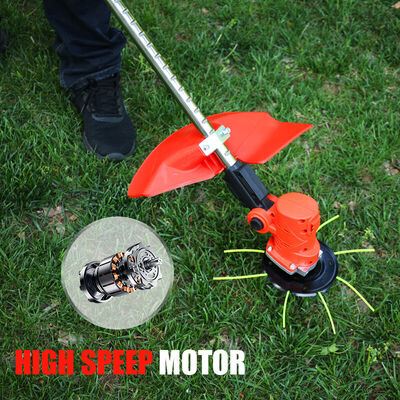 21V 550W Brushless Cordless Brush Cutter with 1.3KG Lightweight Lithium Battery Grass Trimmer