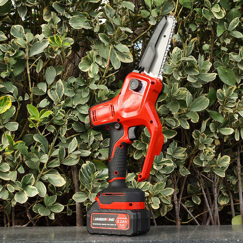 21V Electric Mini Cordless Chain Saw DIY Garden Chainsaw for Wood Cutting OEM Customizable