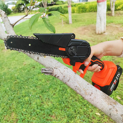 Pulgada eléctrica sin cuerda con pilas portátil Mini Chain Saw de la motosierra 6