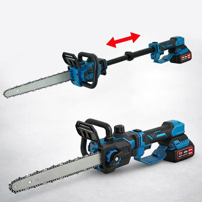 Motosierra eléctrica de pértiga de 12 pulgadas y 550W 21V, motosierra telescópica inalámbrica para podar árboles