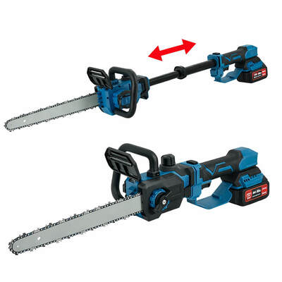 12 pulgadas Batería de palo motosierra Telescópica motosierra eléctrica para la poda de árboles Corte de jardín